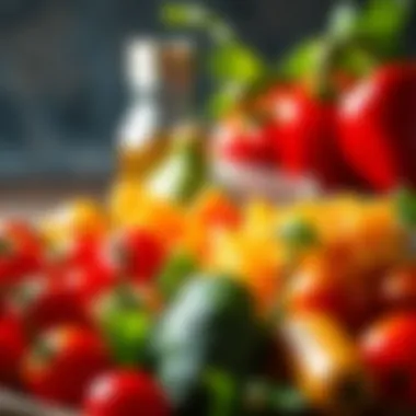 A close-up of fresh, vibrant ingredients that inspire innovative cooking.