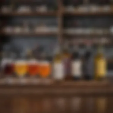 A vibrant selection of local wines and craft beers at a Richmond eatery