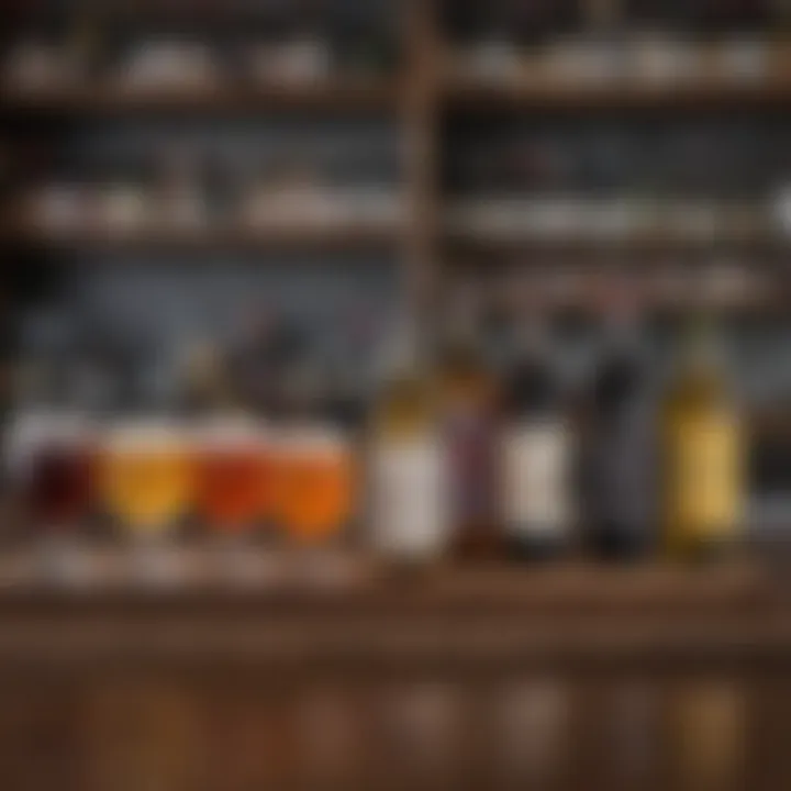 A vibrant selection of local wines and craft beers at a Richmond eatery