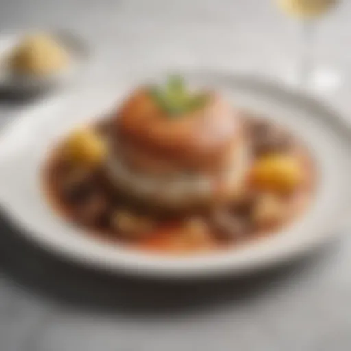 A beautifully plated Southern dish showcasing traditional flavors