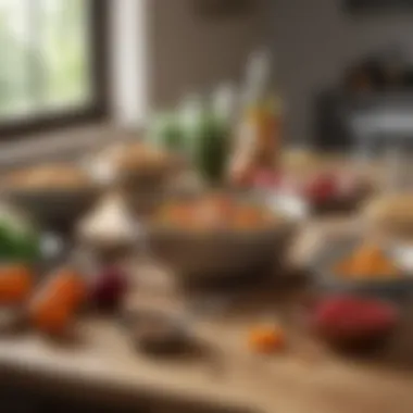 An elegant table setup for a mindful eating experience.