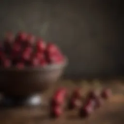 Vibrant dark red cherries in a rustic bowl highlighting their natural beauty