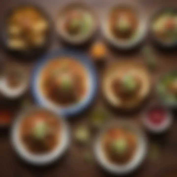 Artfully plated modern interpretations of classic Mexican recipes, highlighting creativity and innovation