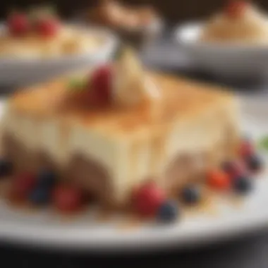 A close-up of a delicious keto dessert, emphasizing its rich flavors and delightful presentation.