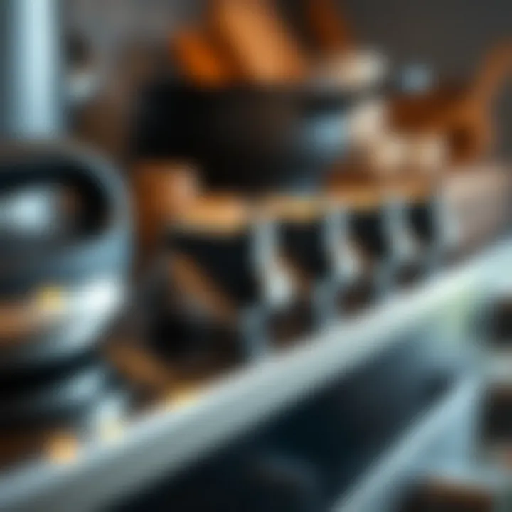 Electric Burner Control for Cast Iron Close-up view of the electric burner control settings for precision cooking with cast iron