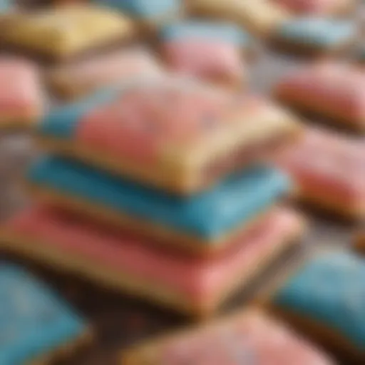 Colorful display of Extra Frosting Pop Tarts