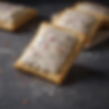 Homemade version of Pop Tarts with frosting