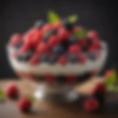 An elegant bowl filled with mixed berries, symbolizing a healthy diet.