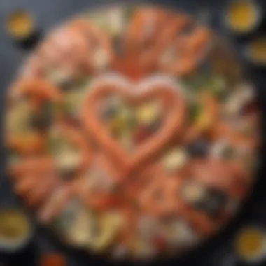 Exquisite Selection of Heart-Healthy Seafood Enticing seafood platter presenting heart-healthy options.