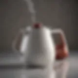 Elegant hot water pot design highlighting modern aesthetics