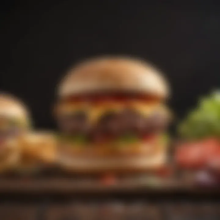 A colorful array of toppings for air fryer burgers