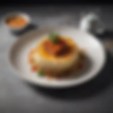 A beautifully plated dish representing fusion cuisine