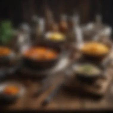 Traditional utensils used in various culinary practices