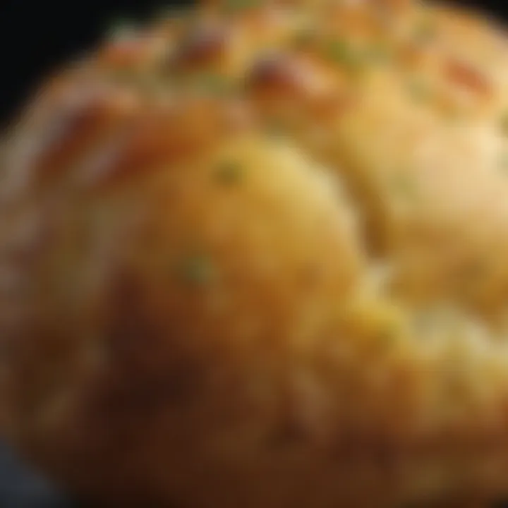 A close-up of the texture of a perfectly baked keto potato.
