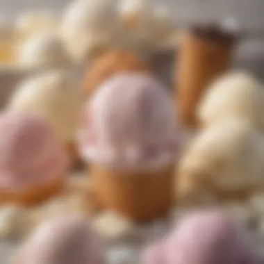 A close-up of the ingredients in Kroger's lactose-free ice cream