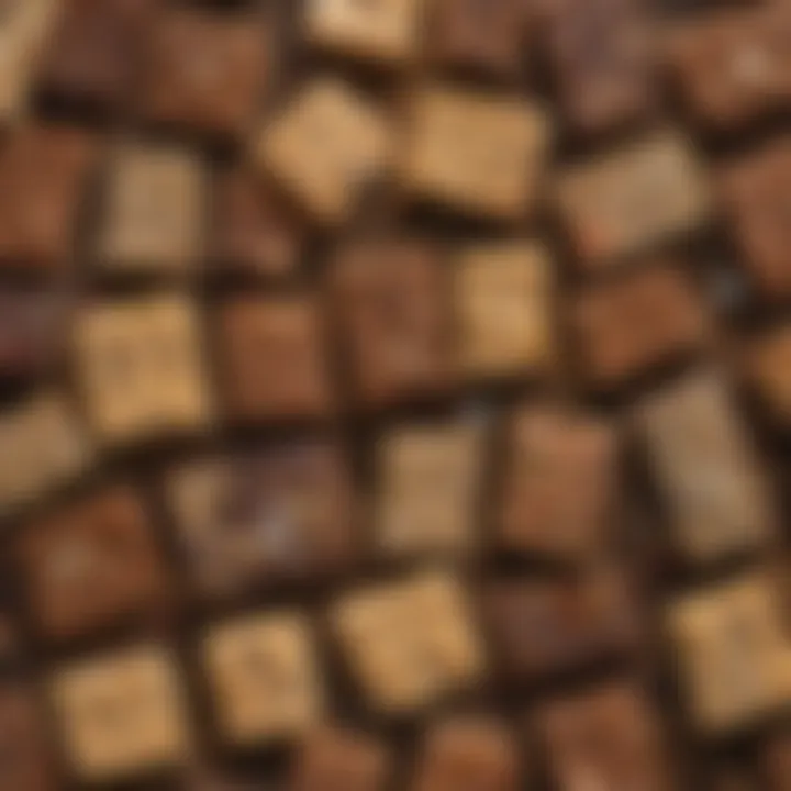 A colorful assortment of low-carb bars on a wooden table, showcasing various flavors and ingredients.