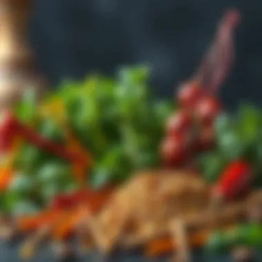 Colorful Low Sodium Herbs An assortment of colorful low sodium herbs arranged aesthetically.