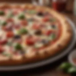 A beautifully crafted Maggiano's Pizza showcasing its rich toppings
