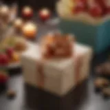 A beautifully wrapped gift box symbolizing thoughtfulness