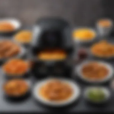 Assorted dishes made in Ninja air fryer