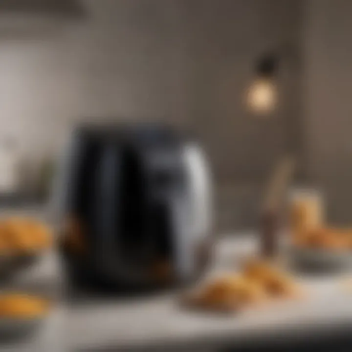 Sleek design of a Ninja air fryer