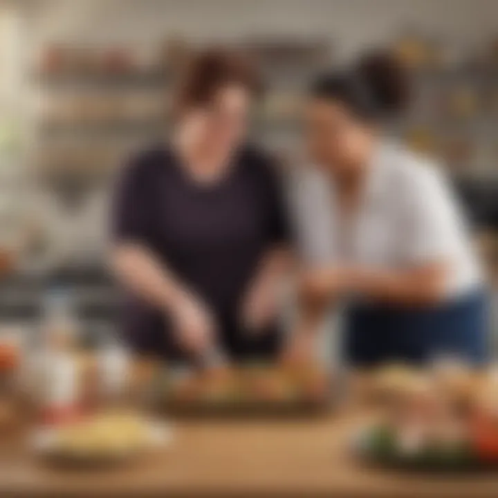 Community support aspects surrounding weight management