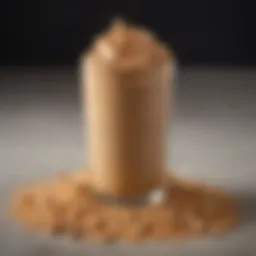 Nutritional components of peanut butter powder