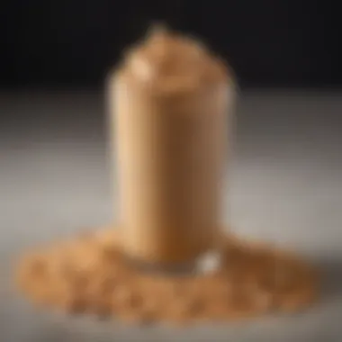 Nutritional components of peanut butter powder