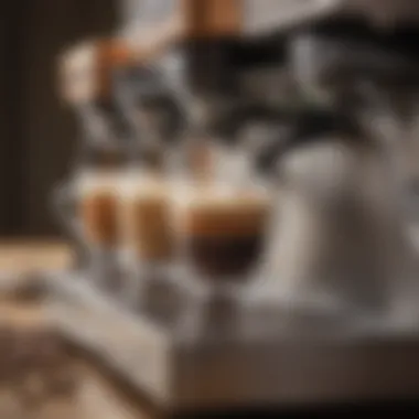 An assortment of coffee machines showcasing different brewing styles.