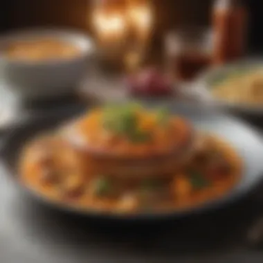 Fusion Dish for Quick Dinners A beautifully plated dish showcasing a fusion of flavors
