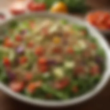 Hearty Grain Salad A hearty grain salad featuring quinoa, herbs, and fresh vegetables
