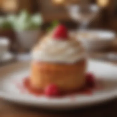 Artisan-crafted dessert from a local Santa Fe café, emphasizing creativity and flavor