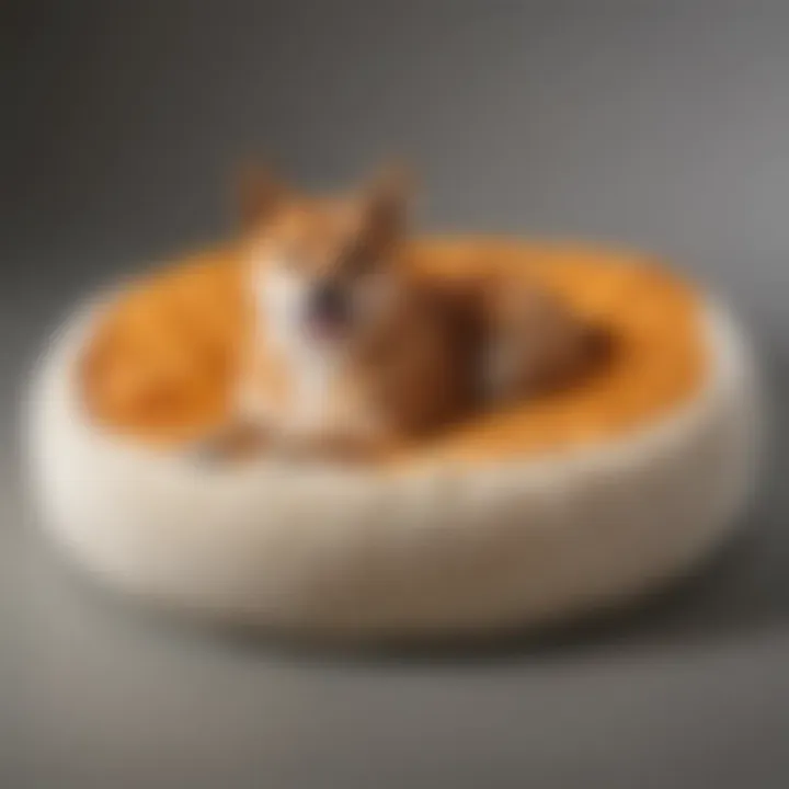 A variety of dog bed styles suitable for Shiba Inu