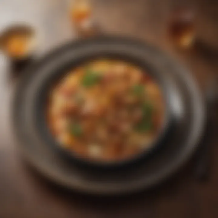 A traditional side dish reflecting cultural heritage, beautifully displayed.