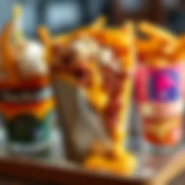 Comparative analysis of fast-food breakfast items from competitors