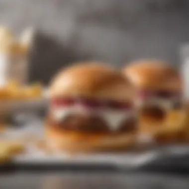 Air fryer basket filled with frozen White Castle burgers