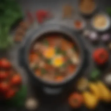 Fresh Ingredients Ideal for Instant Pot Recipes A selection of fresh ingredients ready for the Instant Pot.