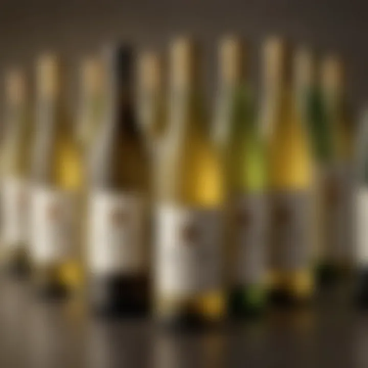 A selection of esteemed Chardonnay bottles from various regions