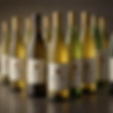 Esteemed Bottles of Chardonnay A selection of esteemed Chardonnay bottles from various regions