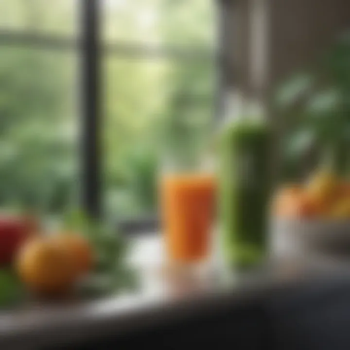 A serene setting representing wellness and health