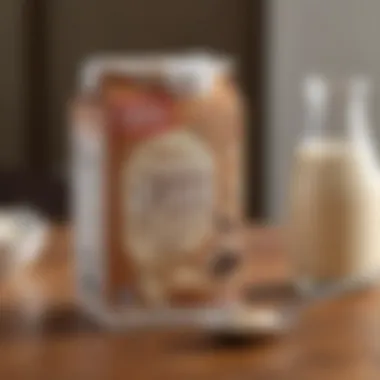 Understanding Nutritional Profiles Nutritional information displayed on a soy creamer carton