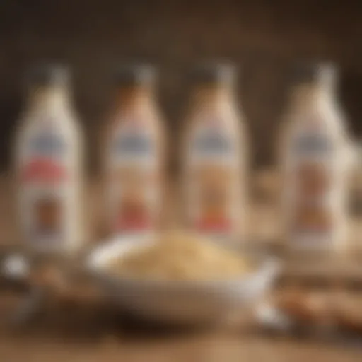 A selection of various soy creamer brands showcasing their packaging