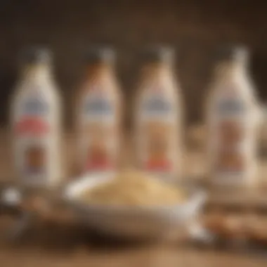Diverse Soy Creamer Brands A selection of various soy creamer brands showcasing their packaging