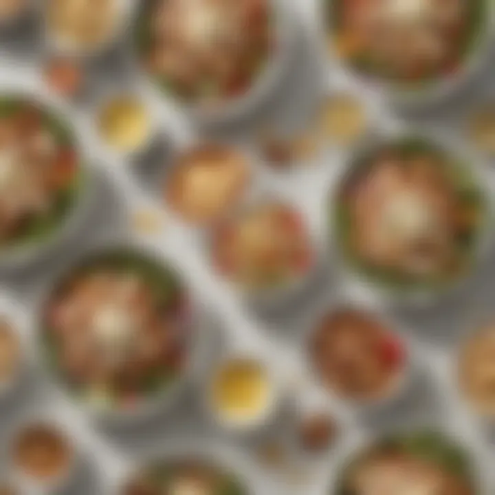Nutritional breakdown of Chick-fil-A salads displayed in a visually appealing format
