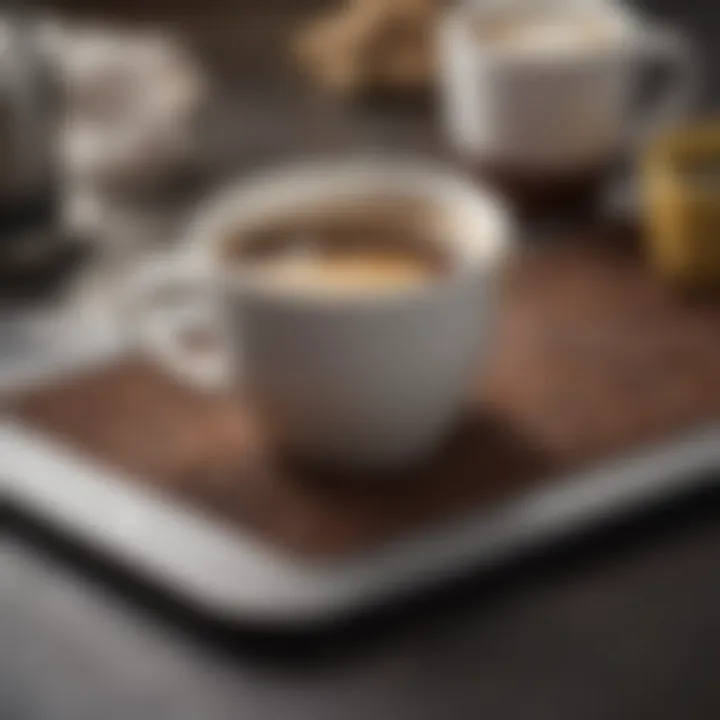 Maintaining cleanliness with a coffee mat