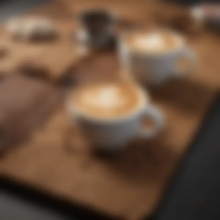 Durable materials used in coffee mats