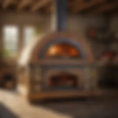 The Rustic Charm of Wooden Ovens A beautifully crafted wooden oven showcasing its rustic design