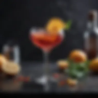 Unique cocktail garnishes and ingredients