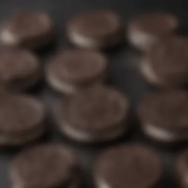 Oreo Package Highlighting Cookies A package of Oreos with the cookie section highlighted