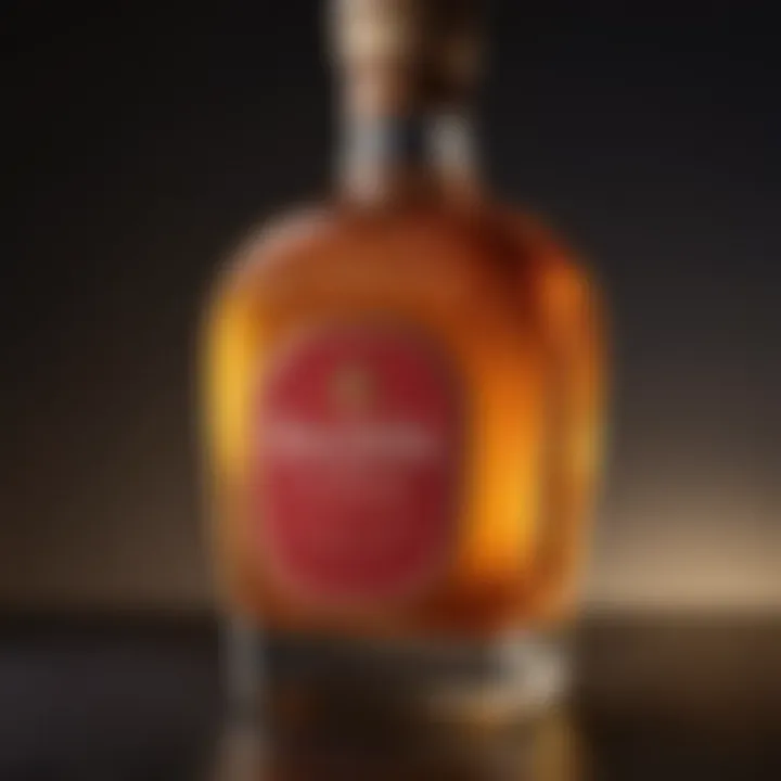 A close-up of the rich, golden liquid of Don Julio tequila in a glass.